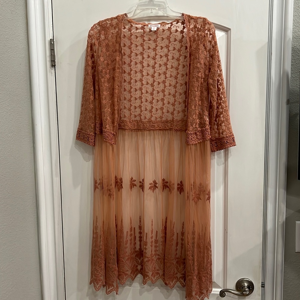 NWOT boho lace kimono